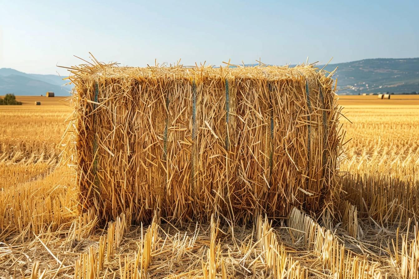 Poids d'une botte de paille rectangulaire : tout savoir sur les dimensions et la masse