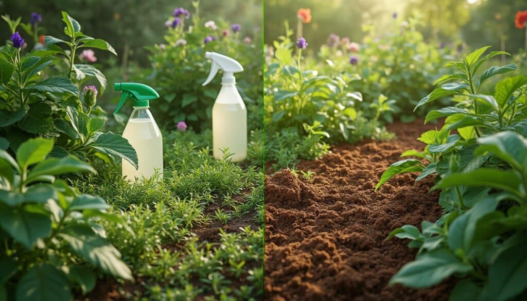 Machines agricoles sur un champ en France