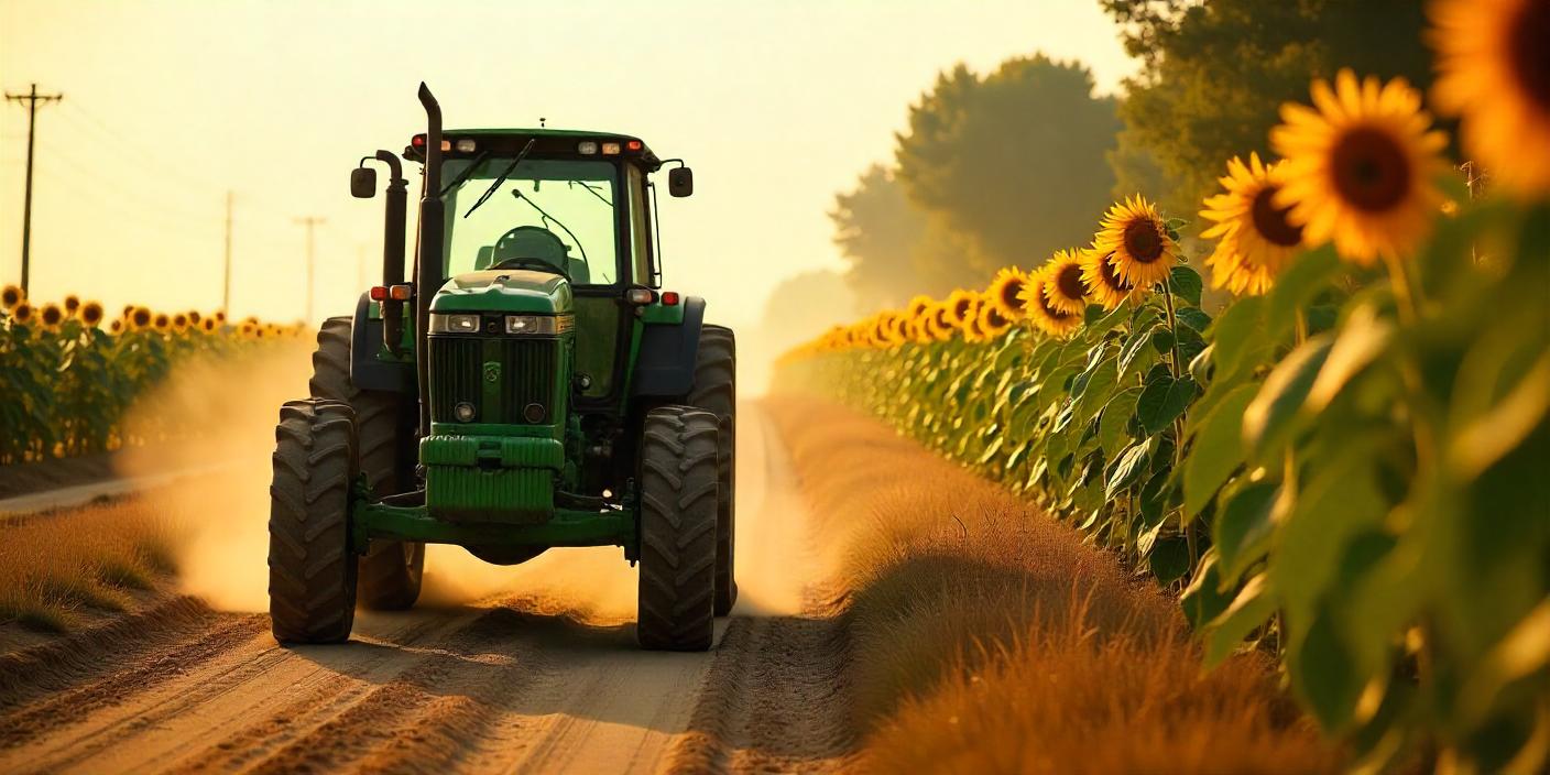 Un tracteur