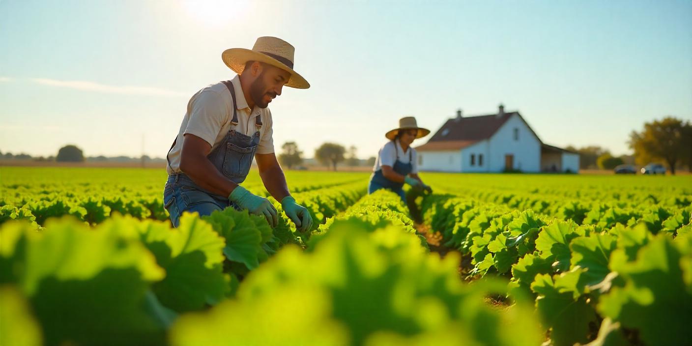 Une exploitation agricole