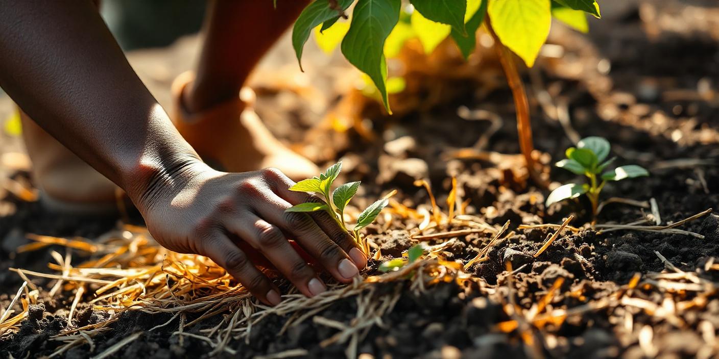 Le paillage en permaculture