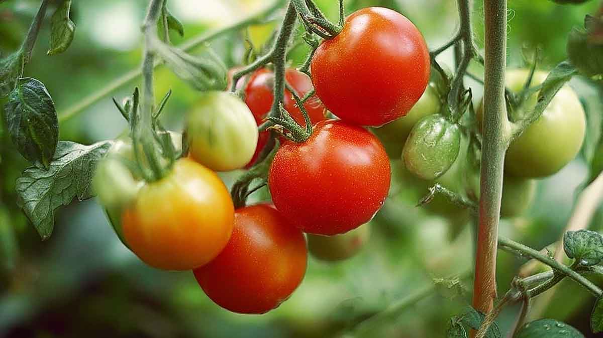 tomates au potager