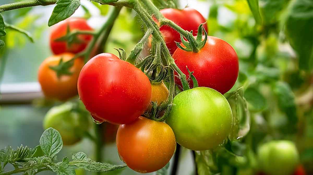 tomates sur pied