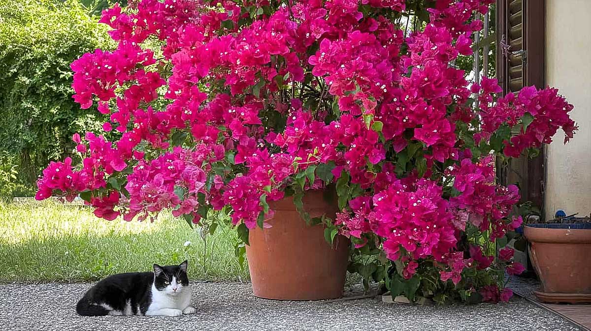 bougainvilliers pot