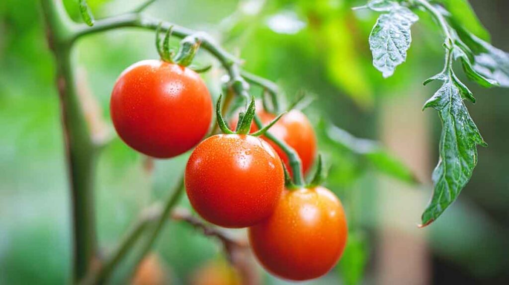 tomates au jardin