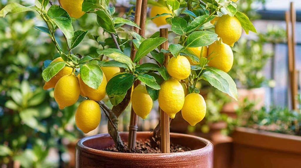 citronnier en pot