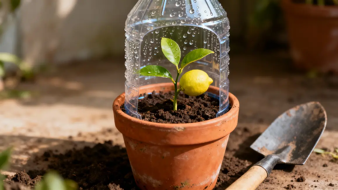 bouture citronnier pot mini serre humidité