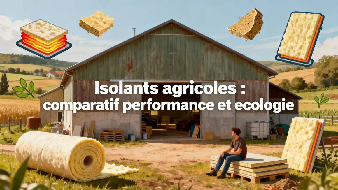 illustration isolants agricoles comparatif performance ecologie