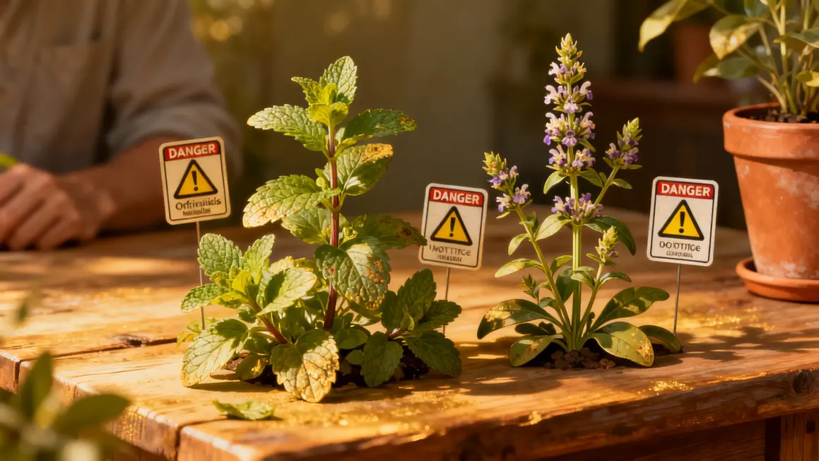 melisse officinale comparaison plantes toxiques risques