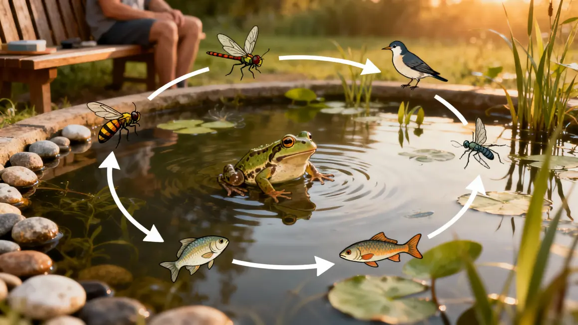 Grenouille bassin chaîne alimentaire rôle écologique
