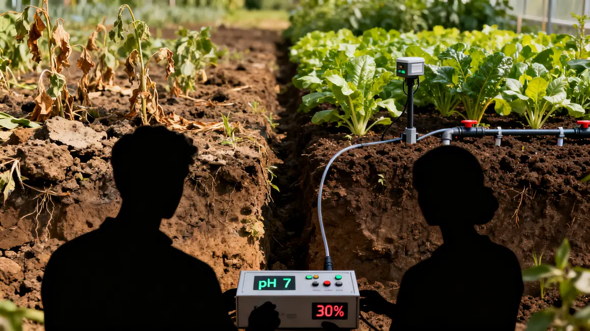 gestion sols agricoles 2026 irrigation capteurs pH humidité