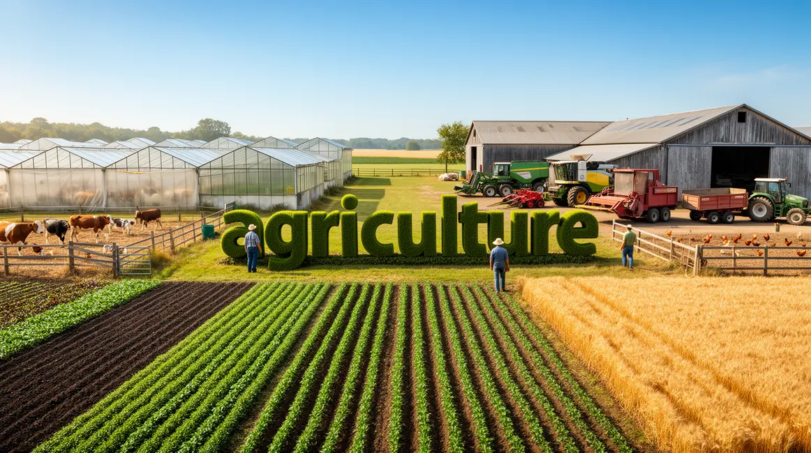 Ferme diverse exploitation vue aerienne analyse projet agricole
