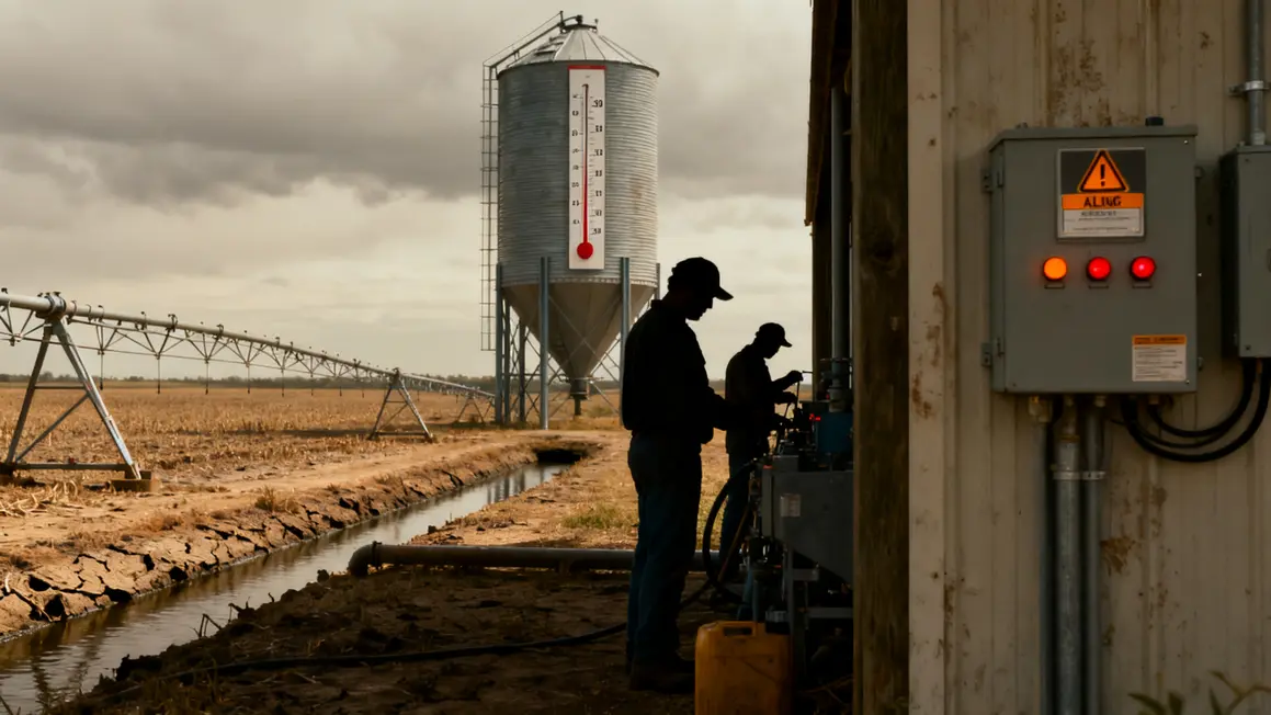 alerte energie ecologie sur exploitation irrigation electricite