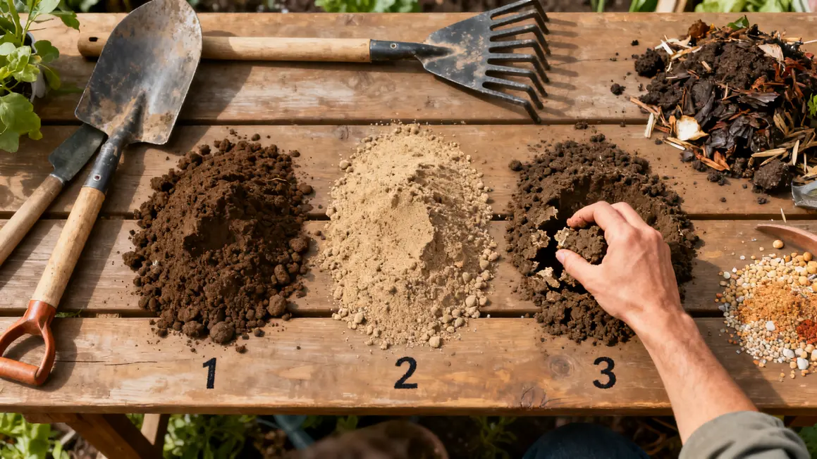 analyse sol potager bio argileux sableux acide compost