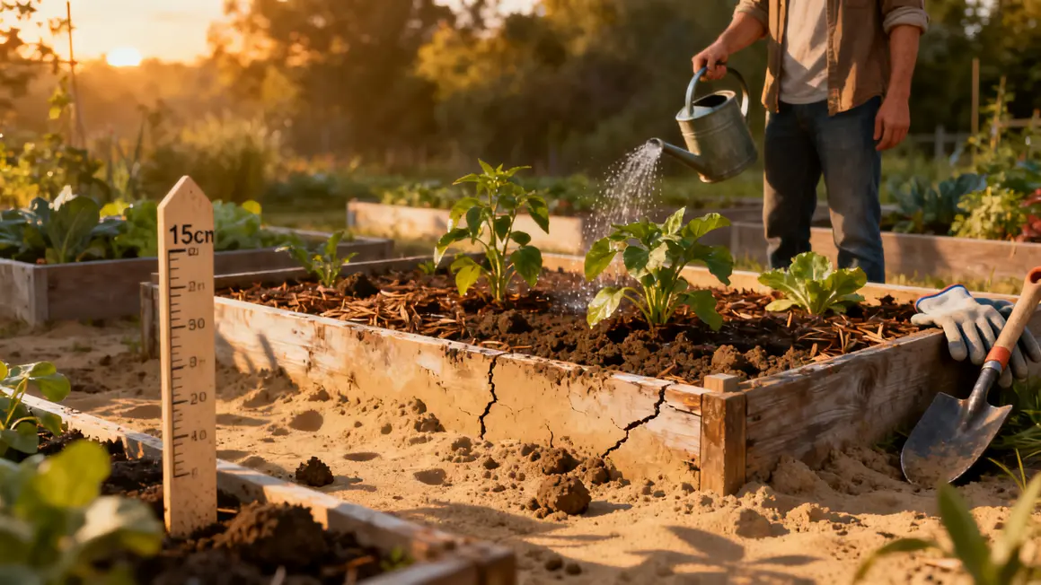 paillage arrosage profondeur matin potager budget
