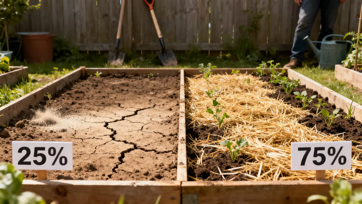 Sol paillé vs sol nu bénéfices paillage potager petit budget