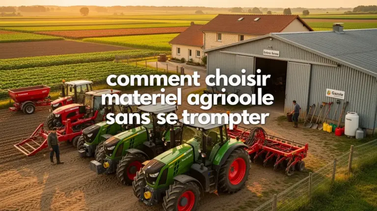 Ferme moderne tracteurs outils panorama choisir matériel agricole