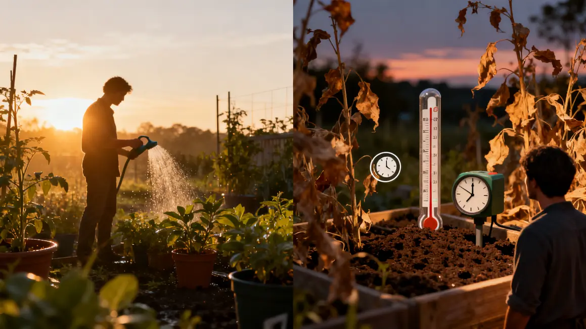 arrosage matin soiree humidite sol