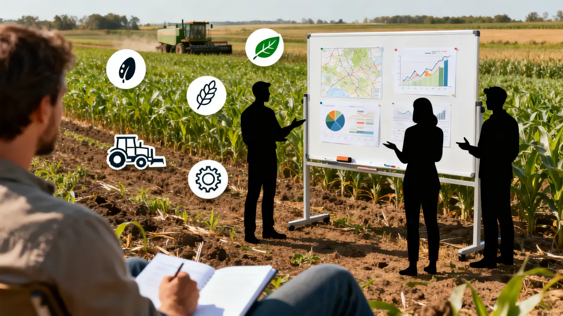 discussion planification exploitation materiel agricole
