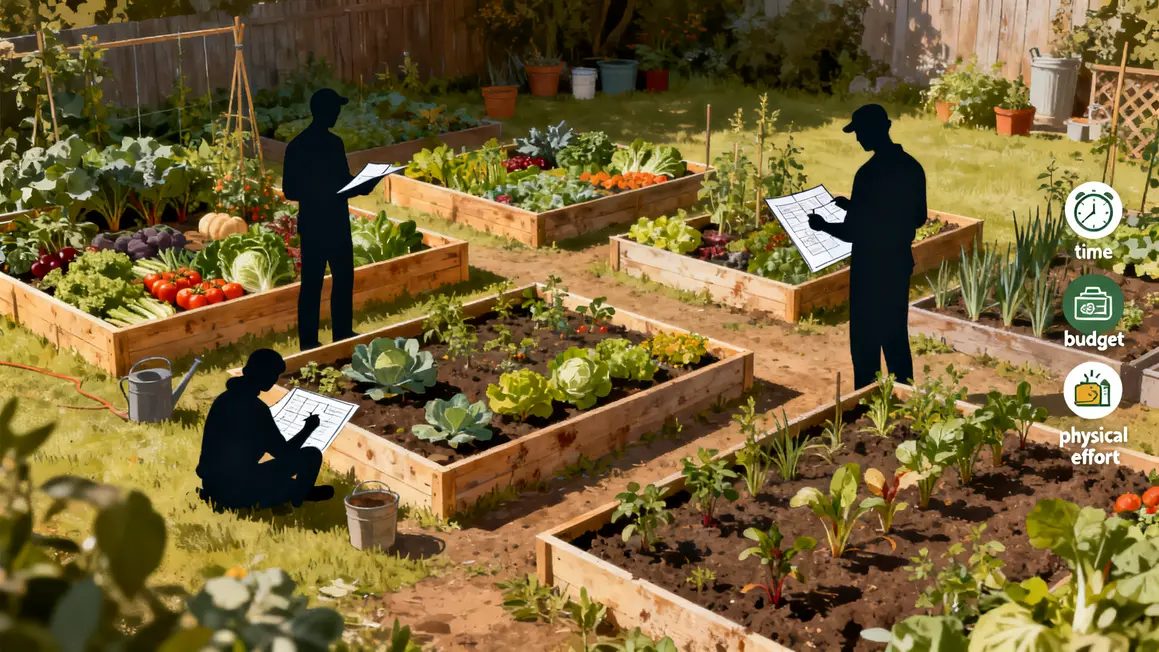 Bacs, carrés, pleine terre potager bio