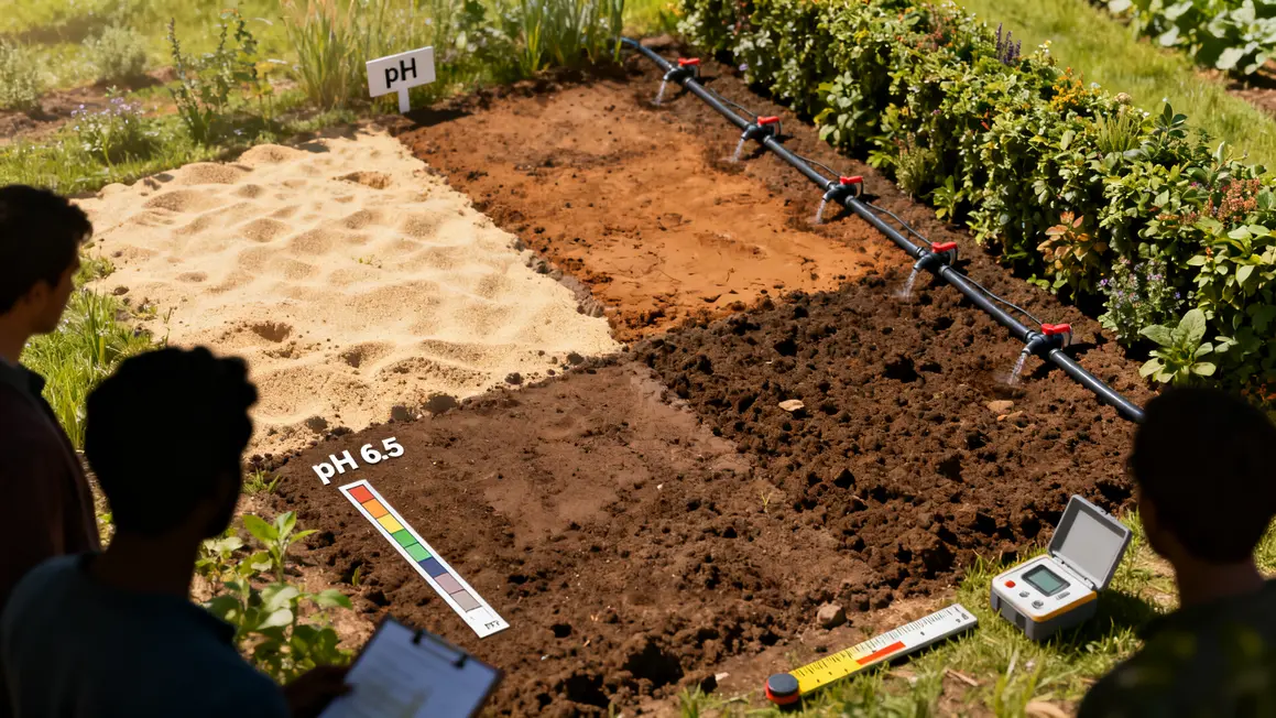 analyse terrain parcelle ressources naturelles