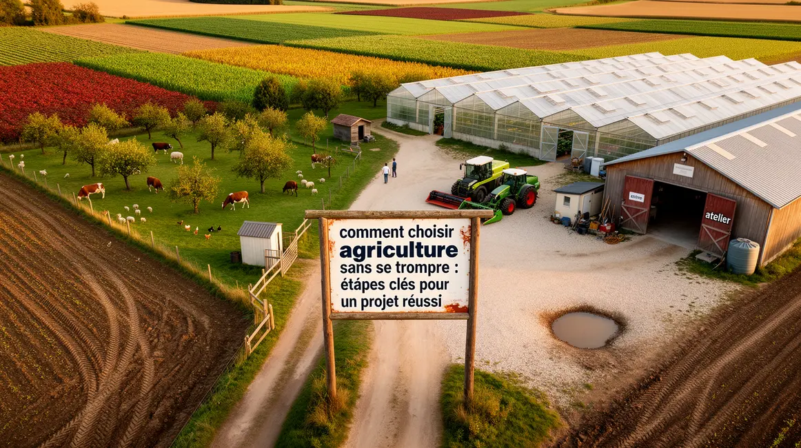 vue drone ferme diversifiee comment choisir agriculture etapes