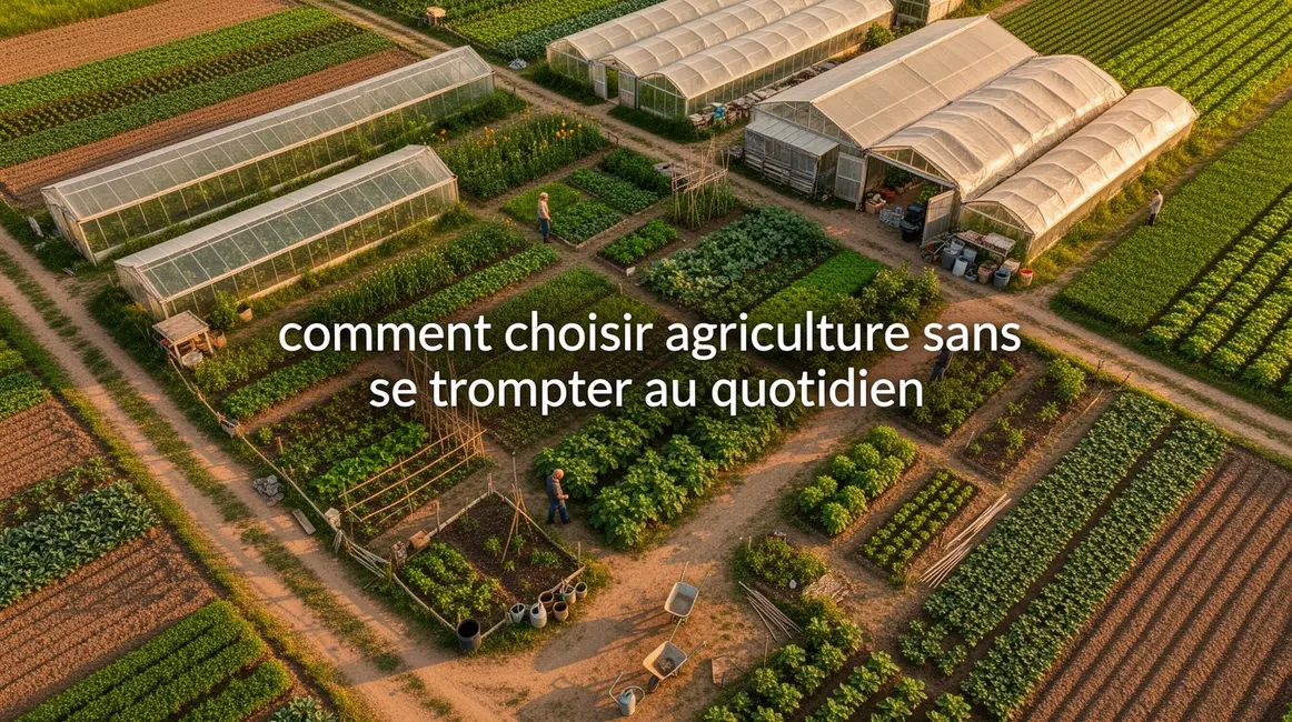 vue photorealiste ferme diverse comment choisir agriculture sans se tromper