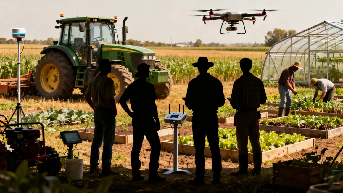 Agriculteurs avec equipements modernes comment choisir agriculture sans se tromper