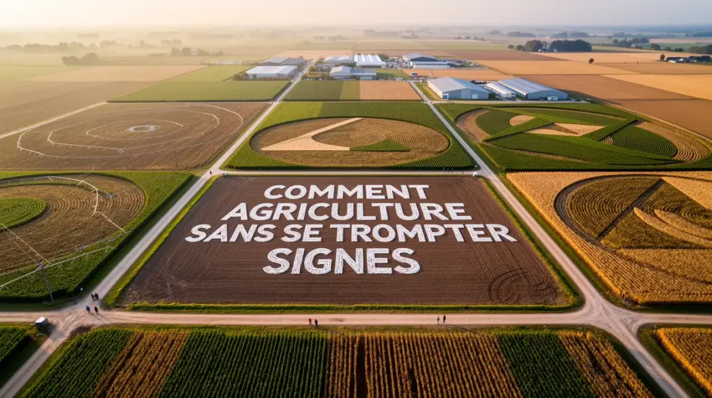 exploitations agricoles vue du ciel comment choisir agriculture signes