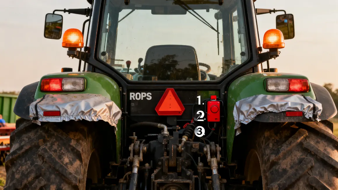 points controles securite tracteur materiel agricole