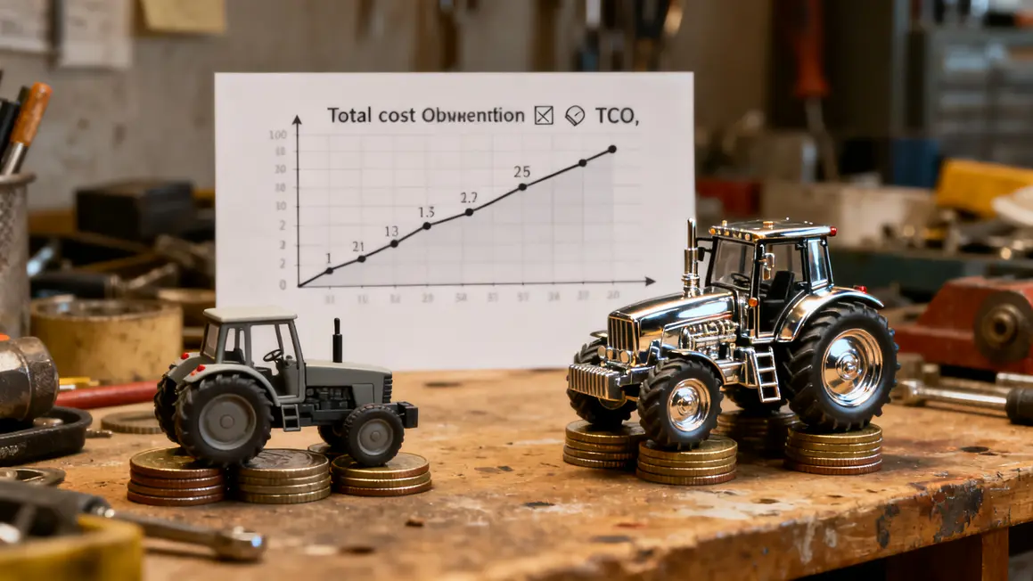 tracteurs miniatures cout total possession materiel agricole