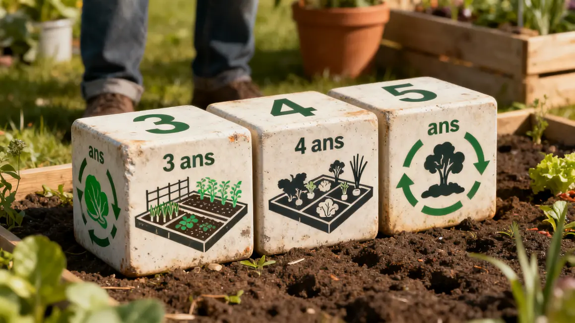 Blocs cycles rotation potagère durée 3 4 5 ans