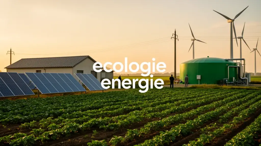 ecologie energie ferme agricole panneaux solaires eoliennes methaniseur