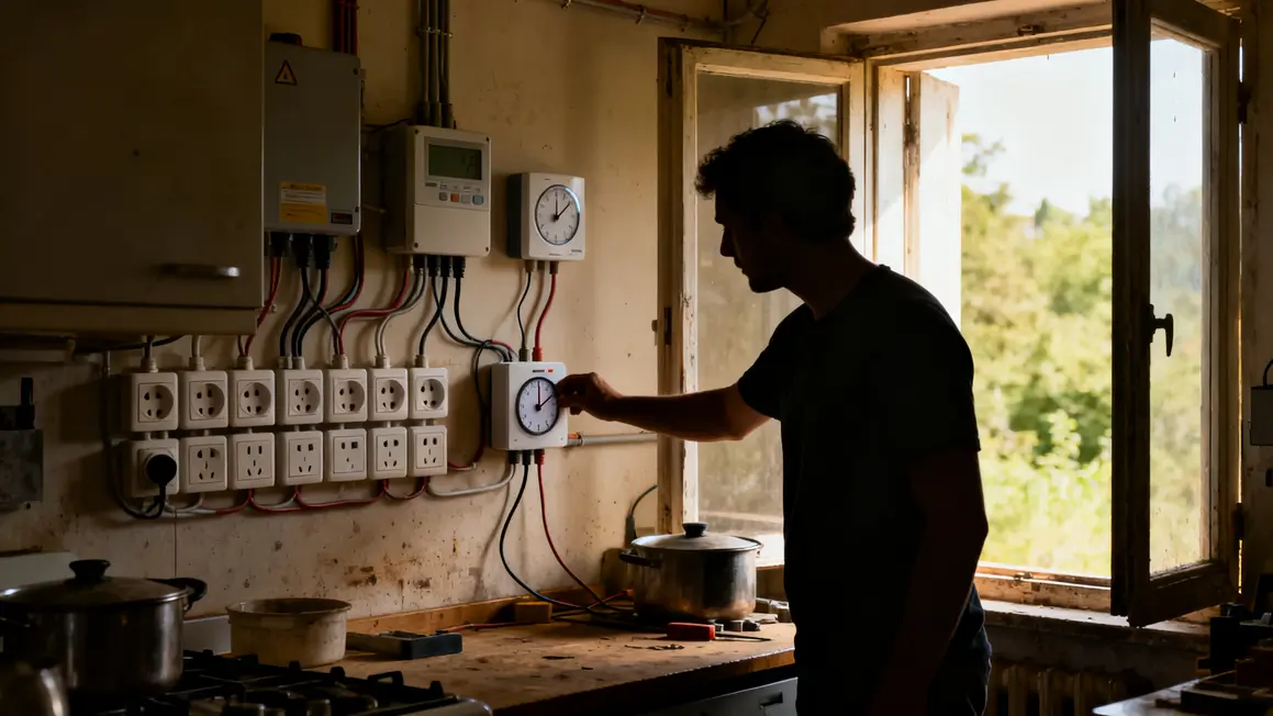 ecologie energie multiprise thermostat cuisine atelier