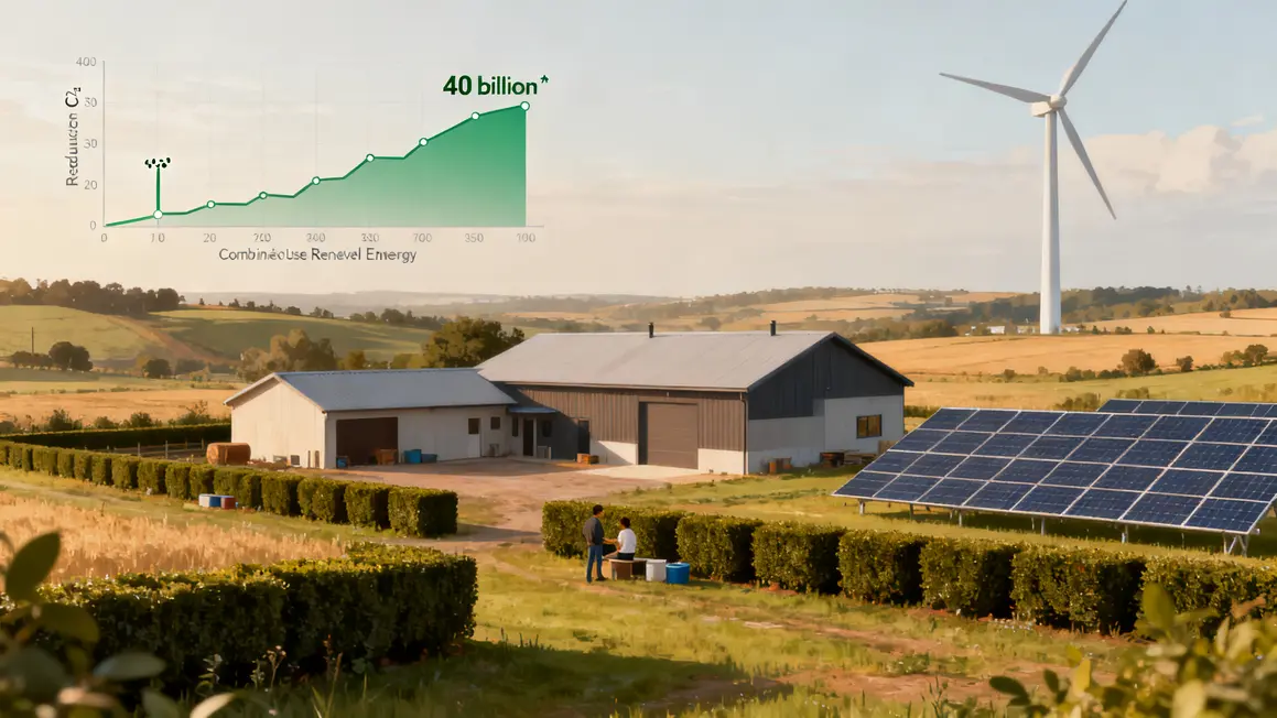 ecologie energie ferme moderne emission CO2