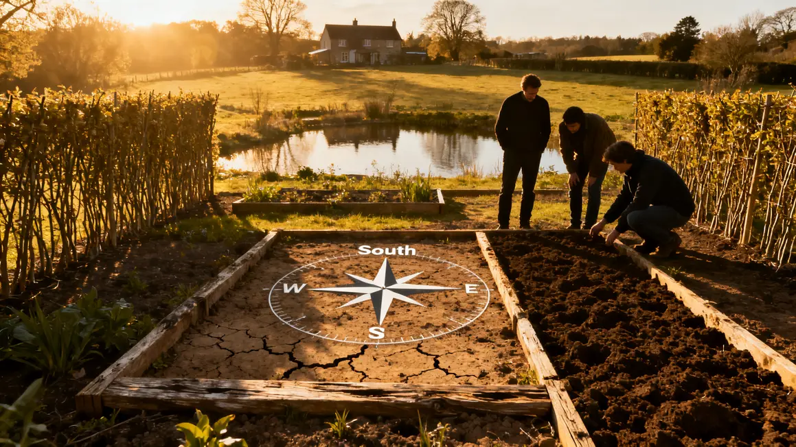 Emplacement idéal pour potager bio, orientation et analyse du sol
