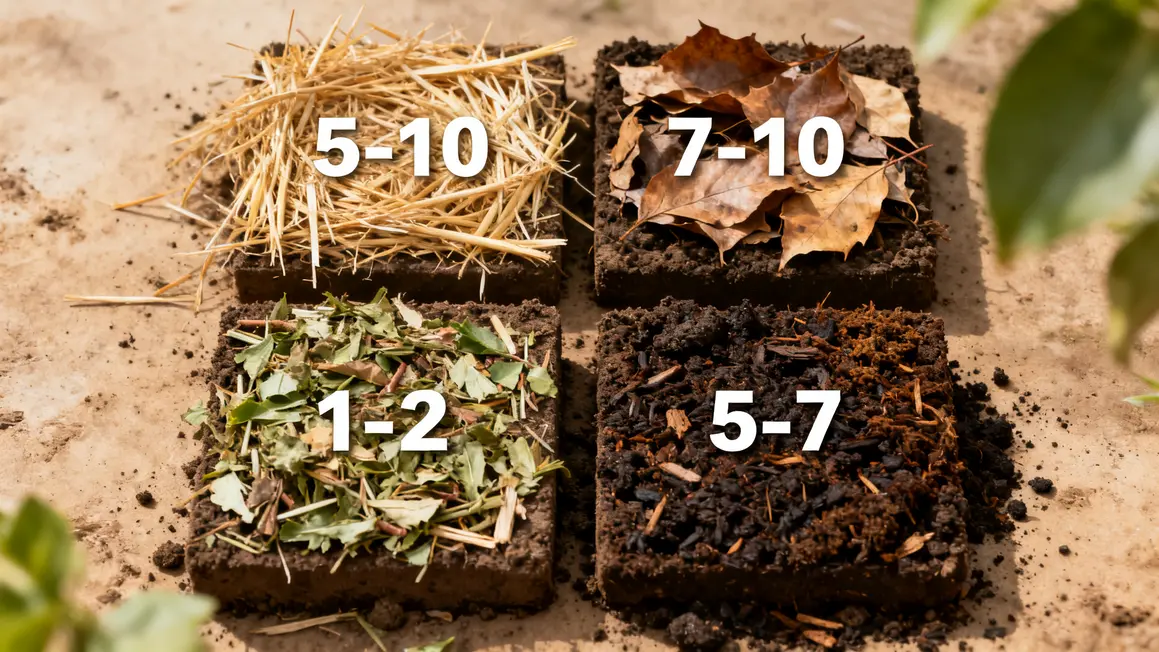 tableau visuel epaisseur paillage potager paille feuilles tontes broyat