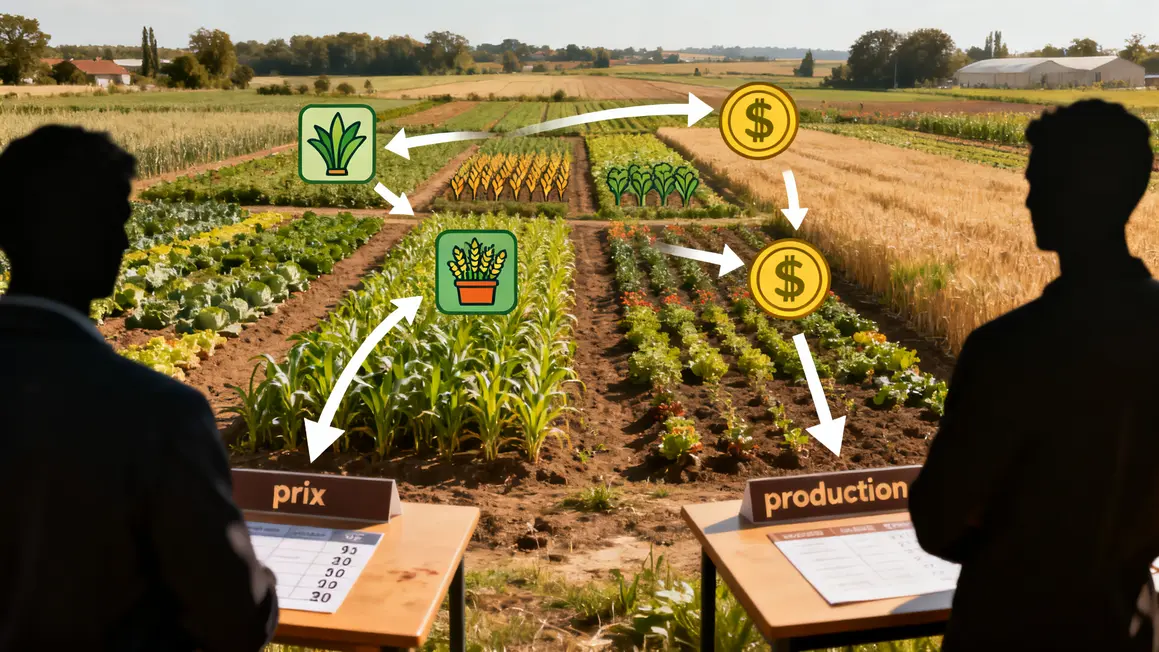 Carte erreurs stratégiques concurrence exploitation agricole