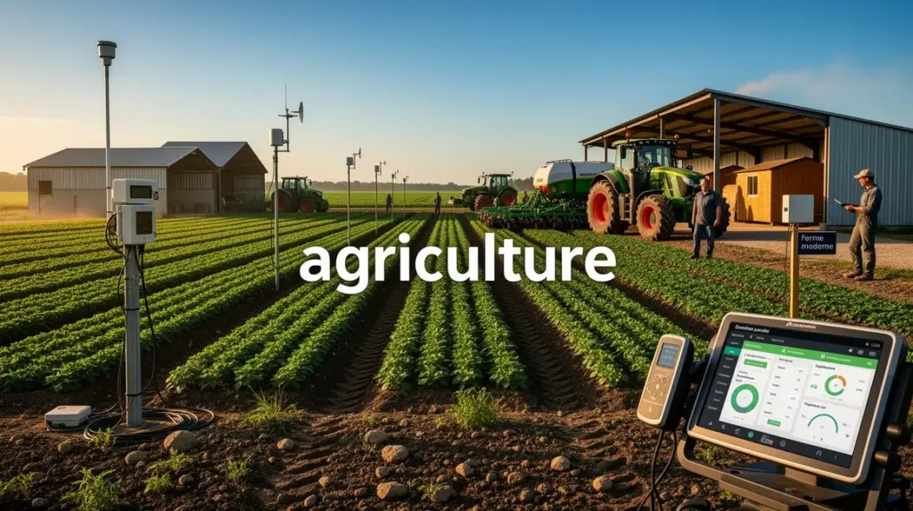 exploitation agricole moderne avec innovations et rentabilite
