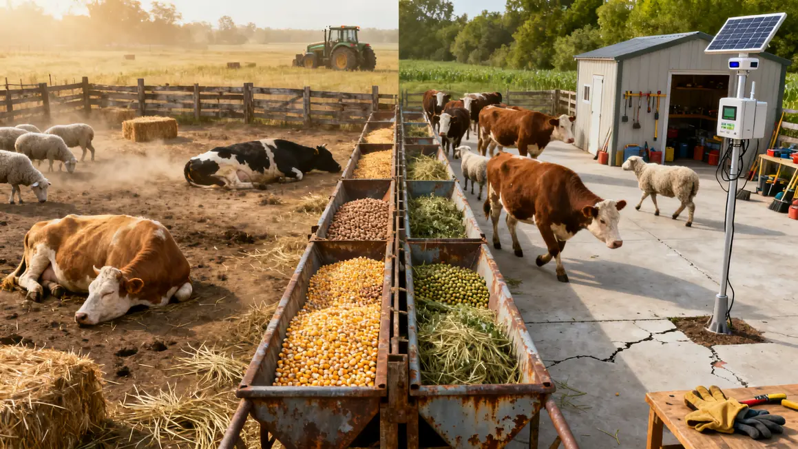 troupeau elevage durable erreurs alimentation rations locales capteurs