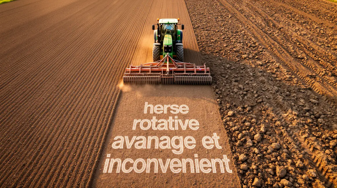 champ agricole herse rotative avantages inconvénients