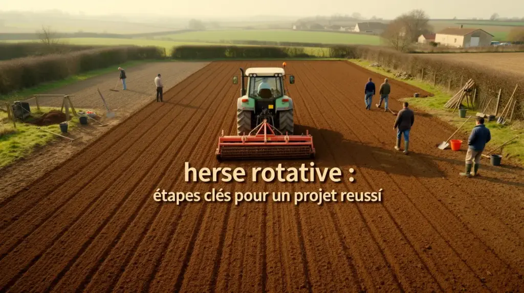 herse rotative vue aerienne champ optimisé