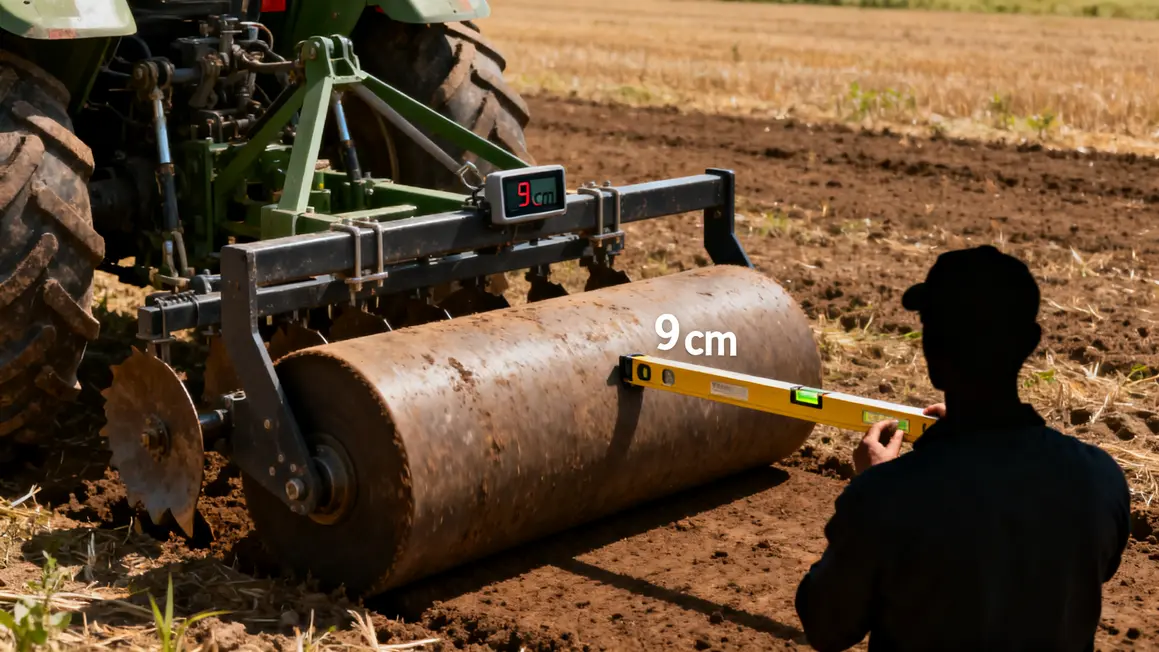 herse rotative ajustee profondeur rouleau