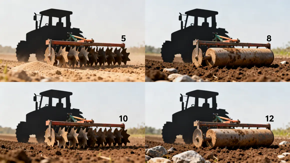 comparatif herse rotative sols différents