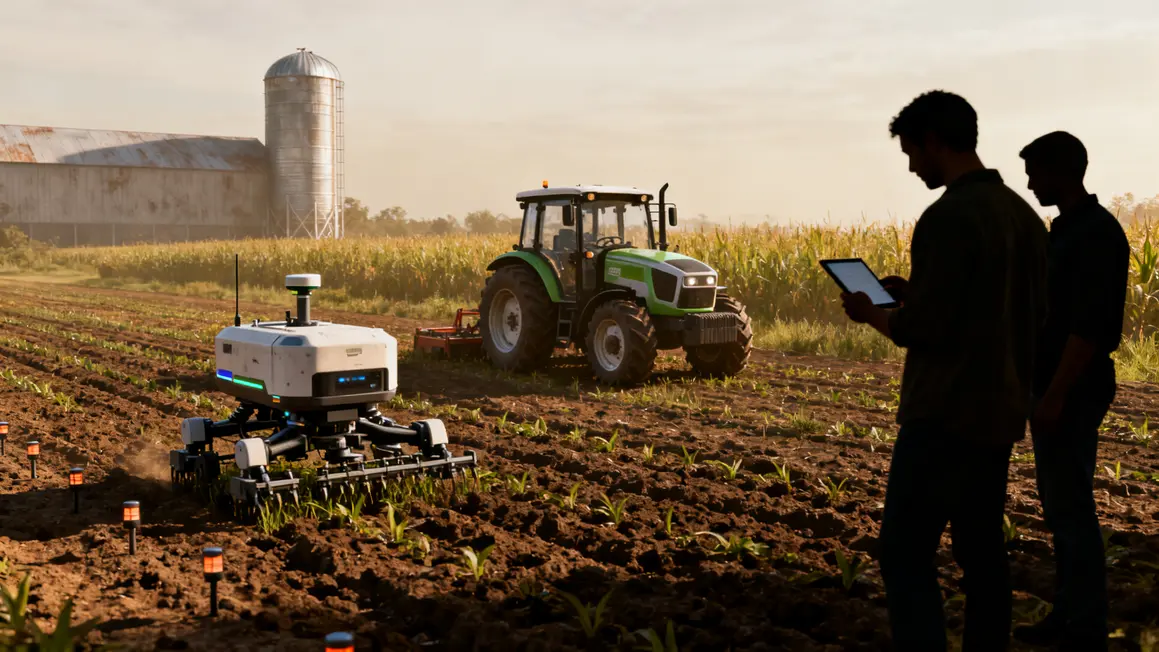 Tracteur hybride robot capteurs innovations agricole 2026