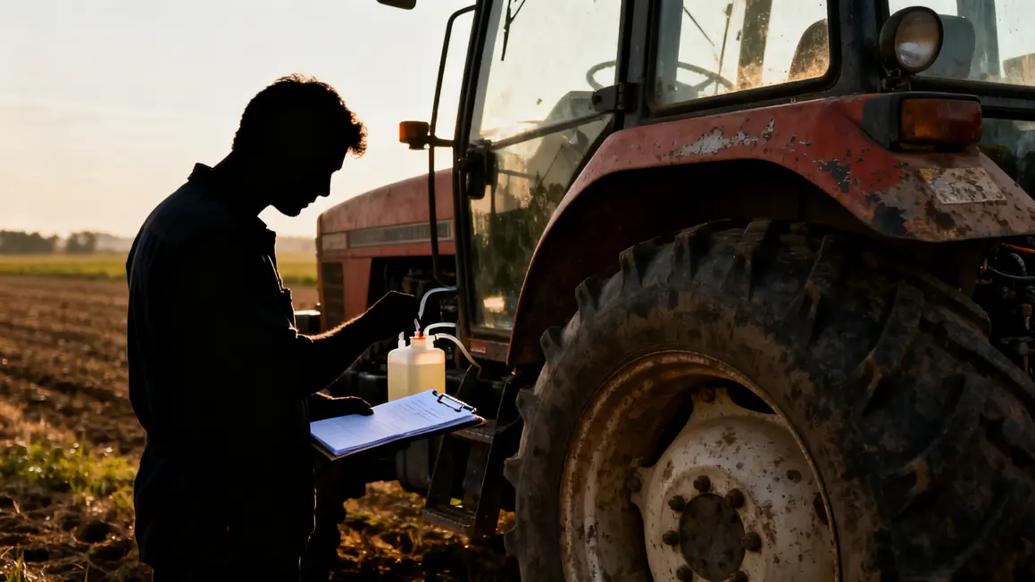Tracteur occasion inspection contrôle niveaux entretien