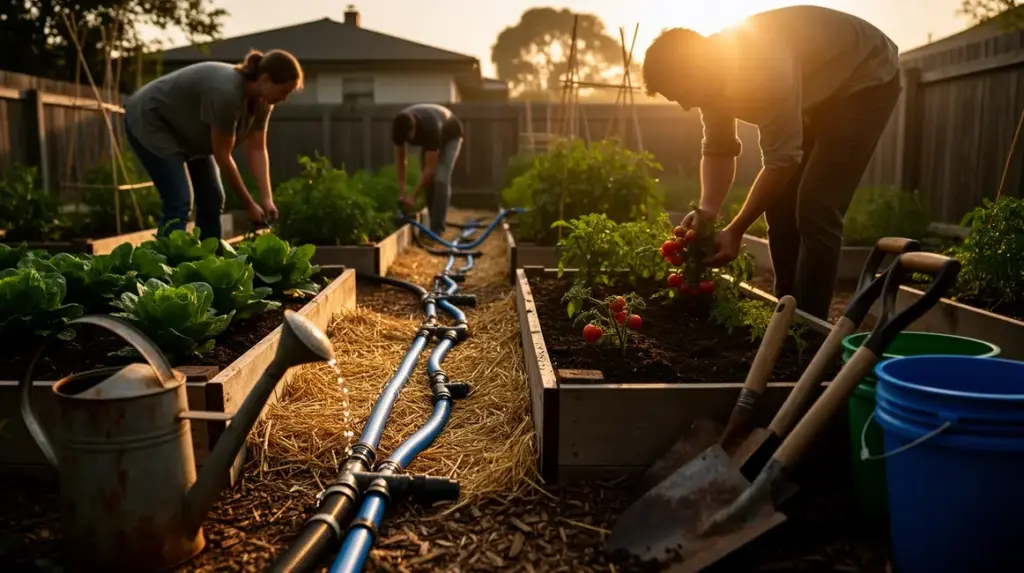 systeme arrosage maison potager budget matin