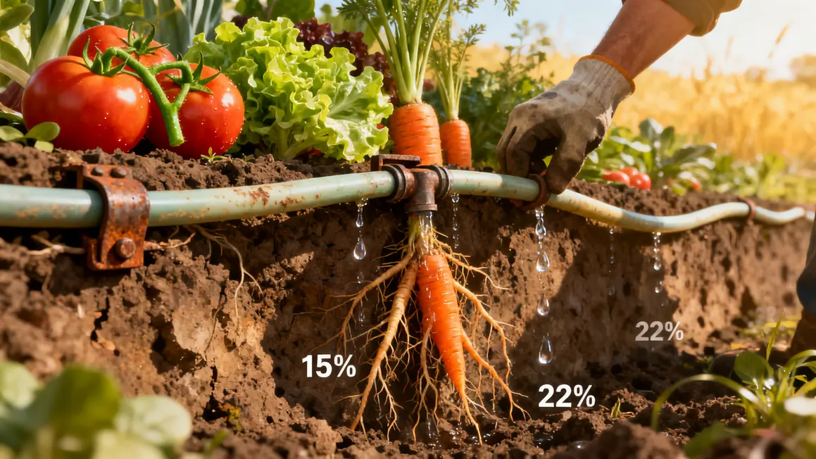 sol fertil irrigation goutte-a-goutte legumes racines