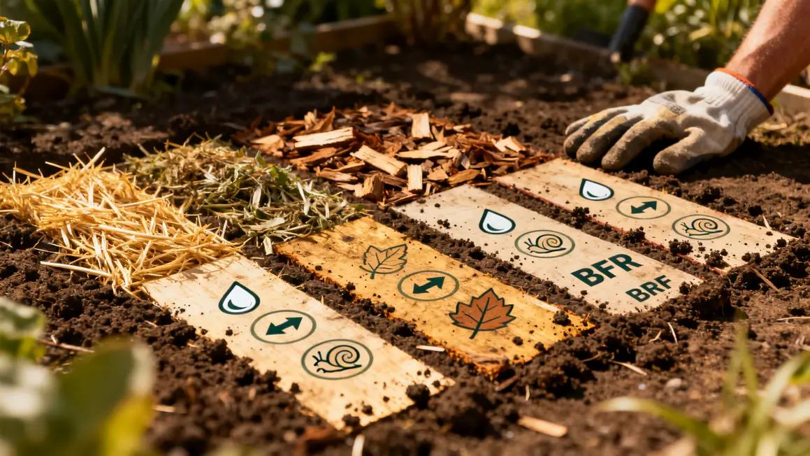 tableau paillage potager paille tontes copeaux brf