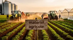 materiel agricole tracteur silos serres production